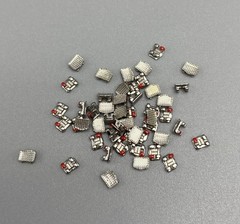 100 Pcs Dental Orthodontic Metal Brackets Mini Roth 022 345 Hooks Braces In Bulk
