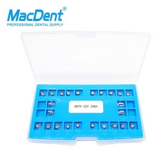 MacDent Dental Ortho Monoblock Bracket Self Ligating Roth/MBT 345H & Buccal Tube