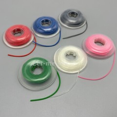 Archwire Sleeve Dental Orthodontic Elastic Protective Tube Wires Bracket 6Colors