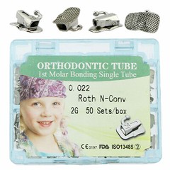 12 Type Dental Orthodontic Buccal Tube Monobloc/Splite 1st/2nd Molar Roth/MBT 22