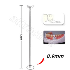 20Pcs Dental Ball Retainer J Clasp Oblique Clasps Bars Y-Type Scheu Style ⌀0.9mm