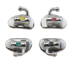 Dental Orthodontic Buccal Tubes 1st 2nd Molar Brackets Roth MBT 0.022 20 Sets 3G