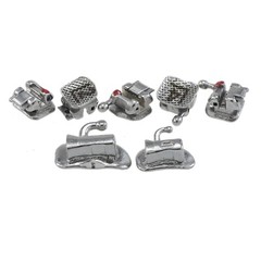 Dental Brackets Orthodontic Self Ligating Braces Metal Ceramic Roth MBT 022 345