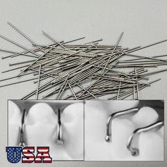 10pcs Dental Ball Retainer J Clasp Oblique Clasps Bars Ball-Type Scheu Style USA