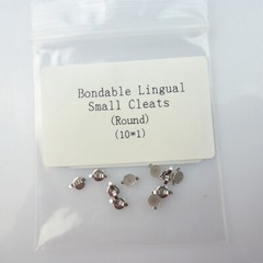 10x Dental Orthodontic Lingual Buttons bondable round Base with Mesh Easyinsmile