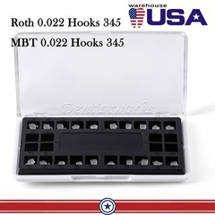 Dental Orthodontic Ceramic Brackets Rounded Corner MBT Roth 0.022 Hook345 Braces
