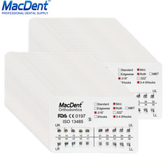 MacDent Dental Orthodontic Metal Brackets Braces Mini/Standard Roth/MBT 022/018