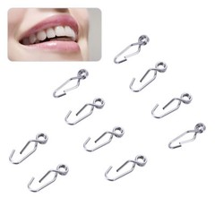 Orthodontic Dental Self-Locking Separating Spring 0.5mm Separating Teeth 10 Pcs