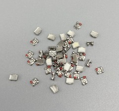 100 Pcs Dental Orthodontic Metal Brackets Mini Roth 022 345 Hooks Braces In Bulk