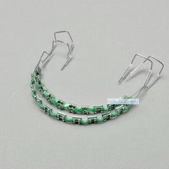 Dental Temporary Tooth Decoration Metal Bracket Orthodontic Power Chains Braces