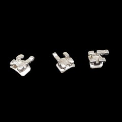 20 Pcs Dental Orthodontic Metal Bracket Mesh Base Mini Edgewise .022 Hooks 345