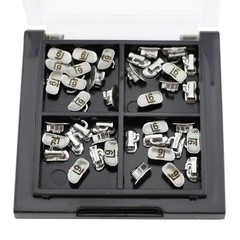 10 Set Orthodontic Buccal 1st Molar Tubes Roth 022 Mini Laser Mark Non-conv Mesh