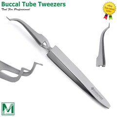 Orthodontic Buccal Tube Tweezer – Slim Tip Bracket Holder for Precise Bonding