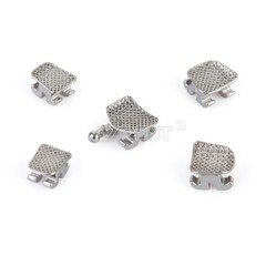 10Packs Dental Orthodontic Metal Brackets Braces Standard MBT.022 Hooks 3 AZDENT