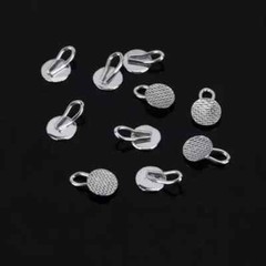 50 Pcs Dental Orthodontic Caplin Hook Traction Hook 3mm Diameter Round Bondable