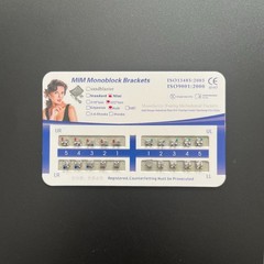 50 Sets Dental Orthodontic Metal Bracket MIM Monoblock Mini Roth 022 no hooks