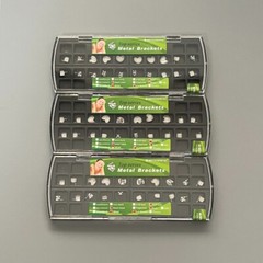5 Sets Dental Orthodontic Metal Braces Cartoon Bracket Heart Mini Roth 022 345