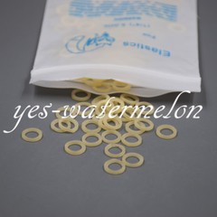 50 Packs Dental Clear 1/4 5.0 Oz Orthodontic Latex Elastic Braces Rubber Bands