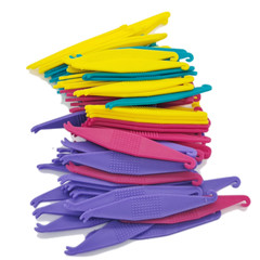 100Pcs Dental Orthodontic Elastic Placer Elastic Rubber Band Placers Mixed Color
