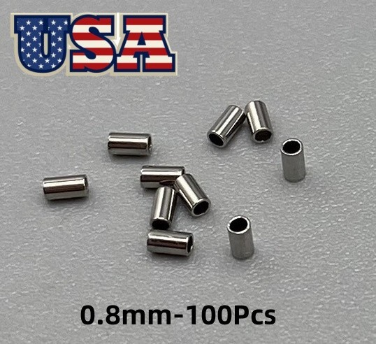 100Pc Dental Orthodontic Crimpable Hook Stop Mini Stops Tube Bracket Stopper USA