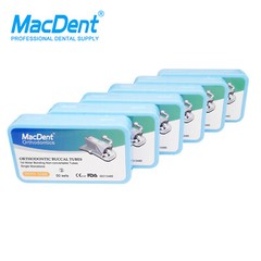 Dental Orthodontic Bondable Buccal Tubes MBT ROTH 018 022 1st 2nd Molar Non-conv