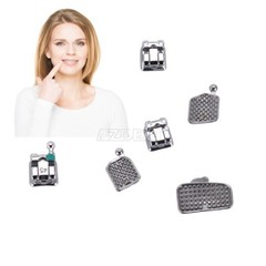 AZDENT Dental Ortho Super Elastic Niti Arch Wires Round Nature/ Metal Brackets