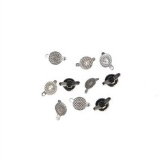 Dental Orthodontic Round Lingual Buttons Bondable & Cleat Mesh 10pcs/pack