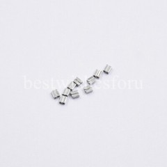 Dental Orthodontic Crimpable Hooks Double Tubes Inserted Stops Lingual Buttons