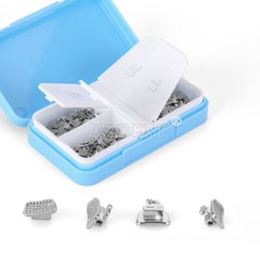 200Pcs Dental Orthodontic Buccal Tubes 1st 2nd Molar Roth/MBT 022 018 Monoblock