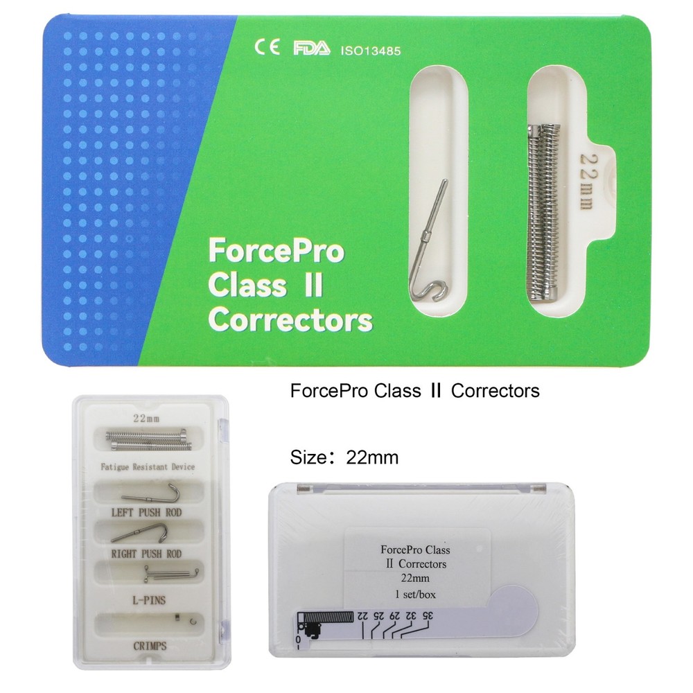 Orthodontic ForcePro Class II Corrector Forsus Fatigue Resistant Device 22-38mm