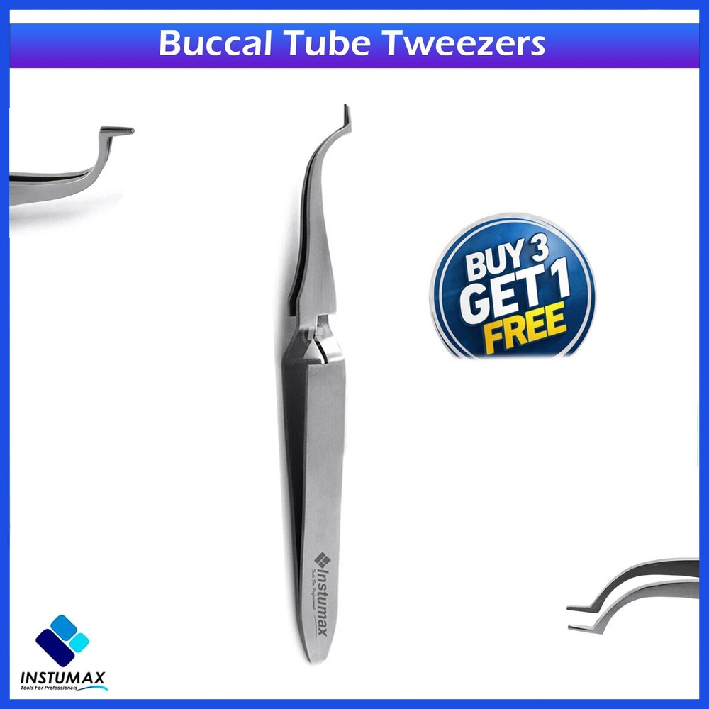Orthodontic Tweezer Set – Slim Tip Buccal Tube & Bracket Holder