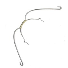 Dental Orthodontic Stainless Steel Extraoral Face Bow With Cuspid Hook Supply