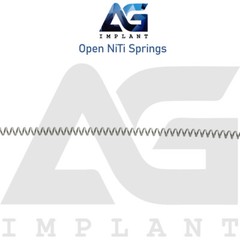 Open Coil NiTi Steel 3 Spring Brackets Archwire Dental Orthodontic 178mm