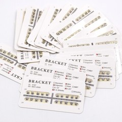 10Bag Dental Ortho Brackets Brace Mini/Standard Roth/MBT/Edgewise 3/345/No Hooks