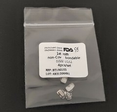 100Packs Dental Orthodontic Buccal Tube 1st Roth.022 Molar Bondable No-cov