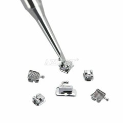 Dental Orthodontic MIM Self-Ligating Brackets Braces Mini Roth .022 Hooks 345