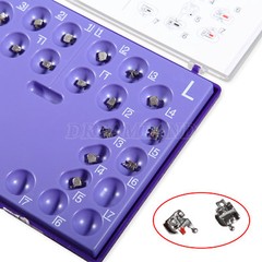 Dental OrthoSelf-ligating Metal Brackets Mini MBT 022″ 3,4,5with movable hook