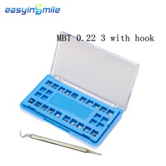 20PCS Easyinsmile Dental Orthodontic Self Ligating Brackets Roth/ MBT 022