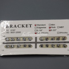 5Pack Dental Orthodontic Brackets Braces Metal Standard Roth 0.22”Slot 345 Hook