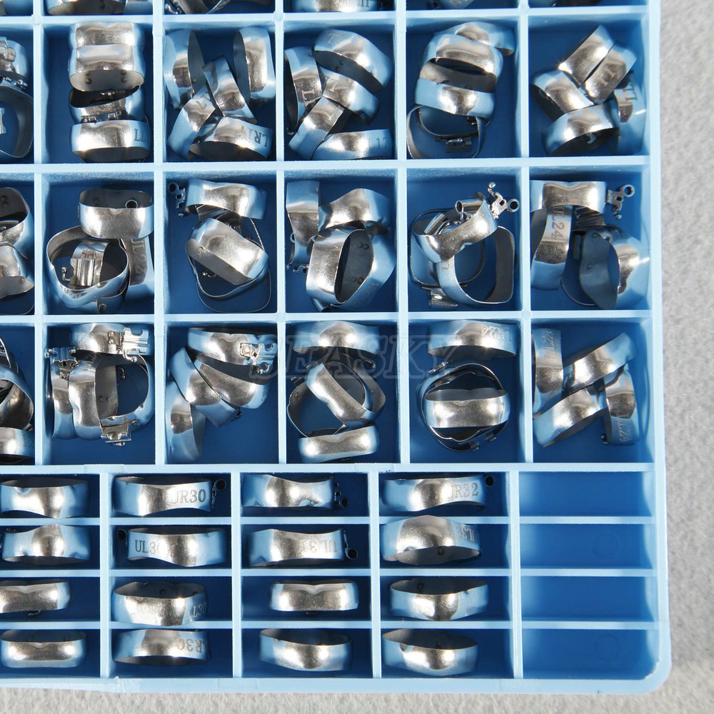 85Kit Dental Orthodontic Bands Buccal Tube Molar Stainless steel Double 022 Roth
