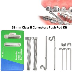 Orthodontic Fatigue Resistant Device Kits Class II Corrector Push Rod 22-38mm