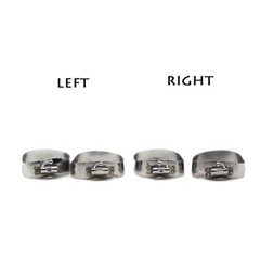 5-100 packs Dental orthodontic 1st molar prewelded band roth #40+ 022″ U1/L1 4*1