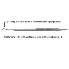 Ormco Damon Q Clear Dental Orthodontic Self Ligating Brackets Ceramic Metal Roth