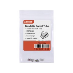 10/50Sets AZDENT Dental Orthodontic Buccal Tube 1st 2nd Molar Roth MBT.022
