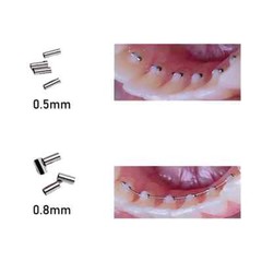 Dental Orthodontic Crimpable Hook Long/Medium/Short/Stop Types Stainless Steel