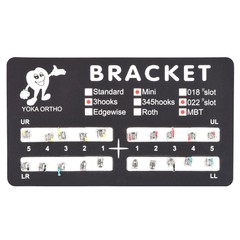 Dental Ortho Bracket Brackets MIM Monoblock Mini Roth 0.022 345Hooks 20Pcs/pack