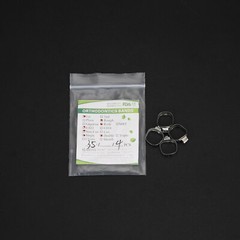 Dental Orthodontic 1st Molar Band Roth 022” Buccal Tubes Lingual Cleat #35-#40