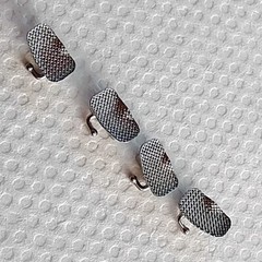 50Packs Tubo bucal de ortodoncia dental Bondable Non-Con 1st Molar of Bracket