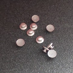 200pcs Dental Orthodontic Lingual Buttons Bondable Round Mesh Base Metal Button