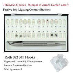 Damon Clear Orthodontic Self-ligating Bracket Ceramic Braces 3M Clarity Roth MBT